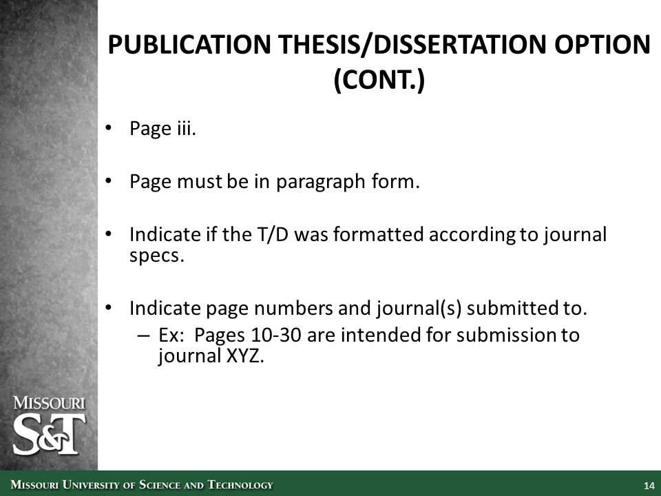 how to publish a phd thesis